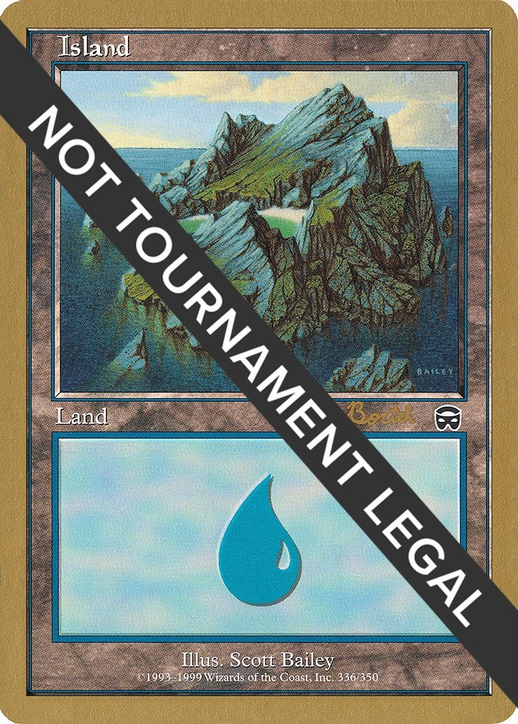 Image for Island (336) - 2001 Alex Borteh (MMQ) [World Championship Decks] - Magic: The Gathering
