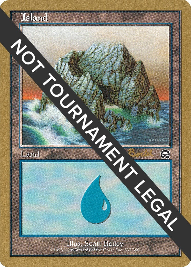 Image for Island (337) - 2001 Alex Borteh (MMQ) [World Championship Decks] - Magic: The Gathering