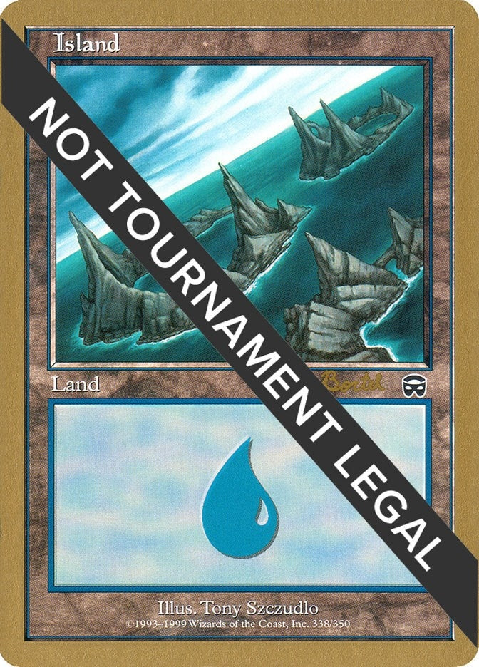 Image for Island (338) - 2001 Alex Borteh (MMQ) [World Championship Decks] - Magic: The Gathering
