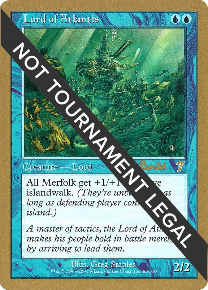 Image for Lord of Atlantis - 2001 Alex Borteh (7ED) [World Championship Decks] - Magic: The Gathering