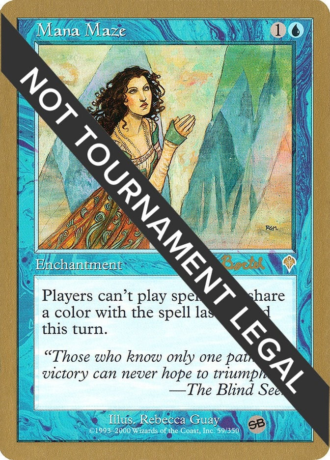 Image for Mana Maze - 2001 Alex Borteh (INV) (SB) [World Championship Decks] - Magic: The Gathering