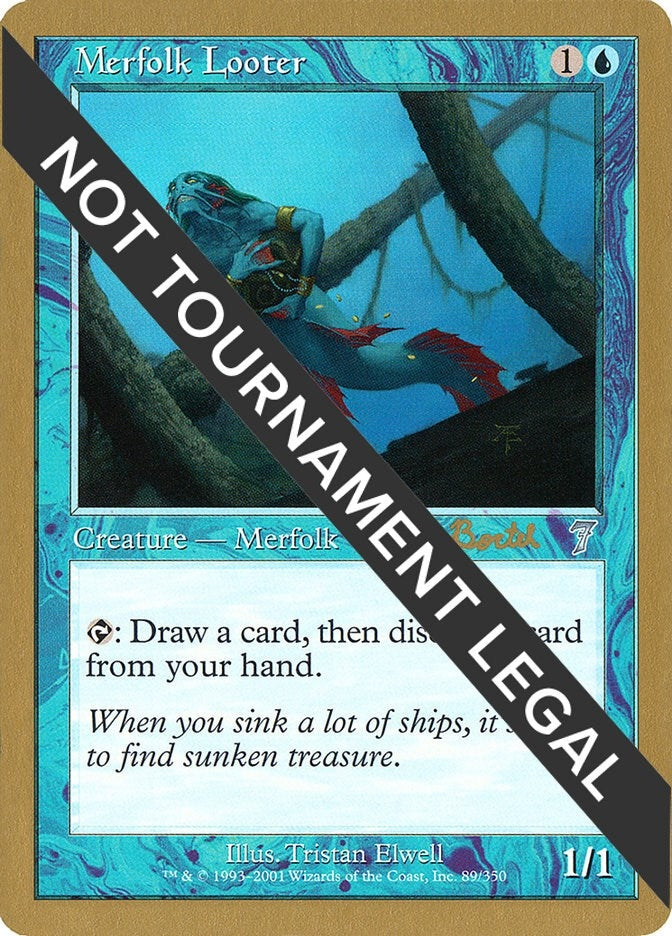 Image for Merfolk Looter - 2001 Alex Borteh (7ED) [World Championship Decks] - Magic: The Gathering