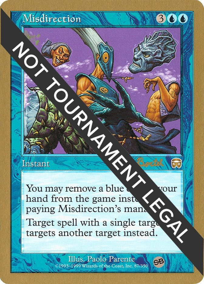 Image for Misdirection - 2001 Alex Borteh (MMQ) (SB) [World Championship Decks] - Magic: The Gathering