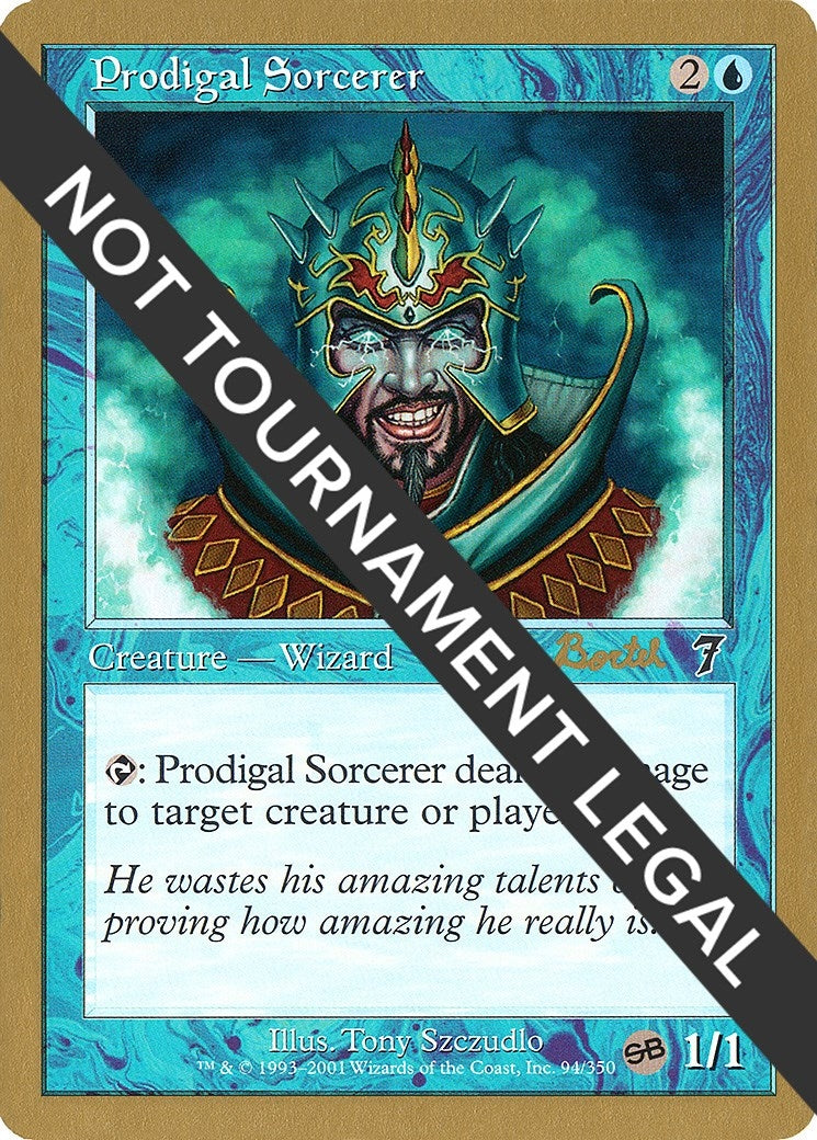 Image for Prodigal Sorcerer - 2001 Alex Borteh (7ED) (SB) [World Championship Decks] - Magic: The Gathering