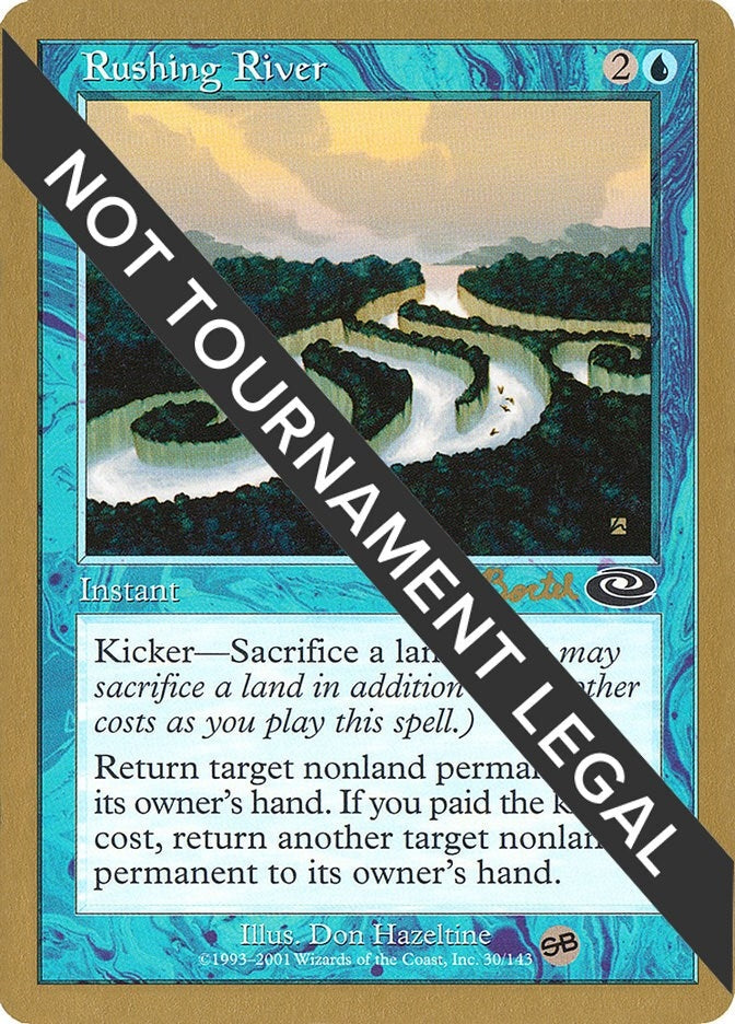 Image for Rushing River - 2001 Alex Borteh (PLS) (SB) [World Championship Decks] - Magic: The Gathering