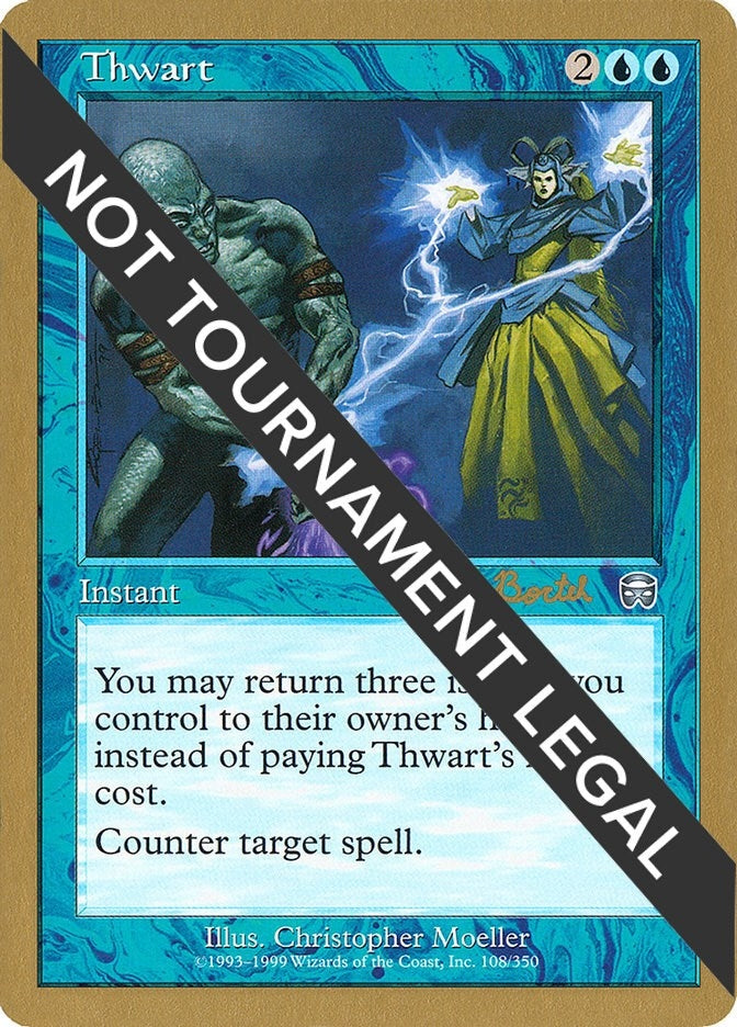 Image for Thwart - 2001 Alex Borteh (MMQ) [World Championship Decks] - Magic: The Gathering