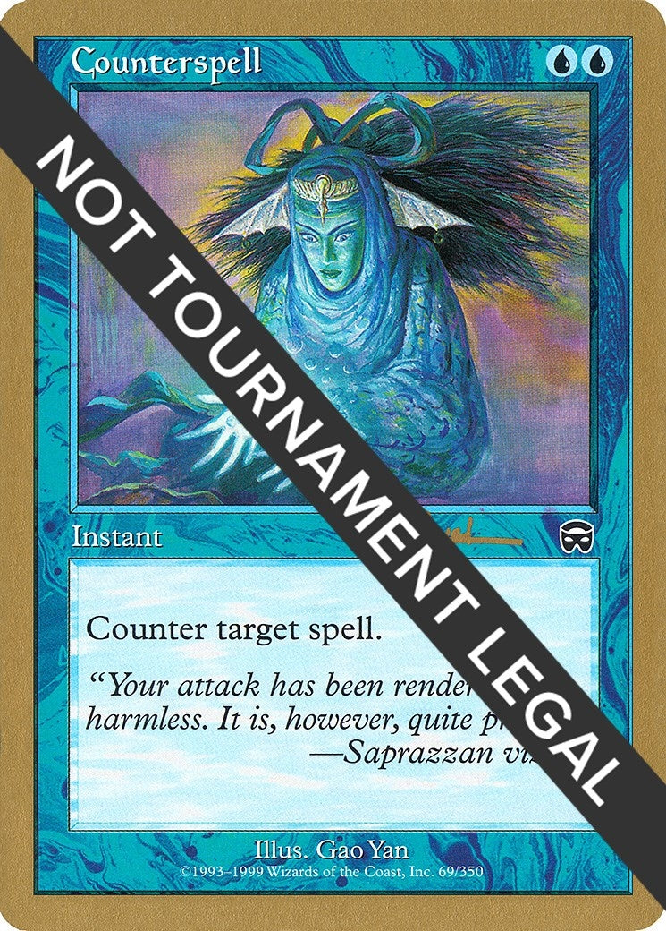 Image for Counterspell - 2001 Antoine Ruel (MMQ) [World Championship Decks] - Magic: The Gathering