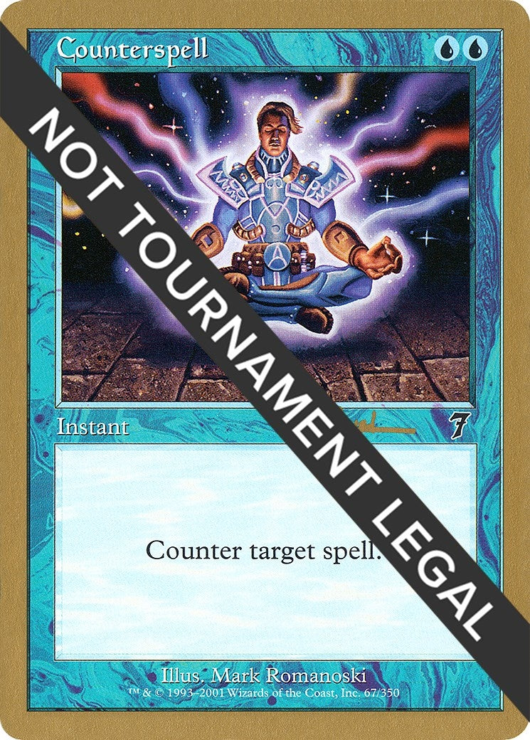 Image for Counterspell - 2001 Antoine Ruel (7ED) [World Championship Decks] - Magic: The Gathering