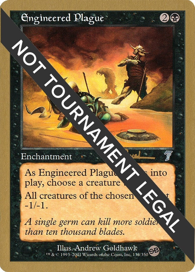 Image for Engineered Plague - 2001 Antoine Ruel (7ED) (SB) [World Championship Decks] - Magic: The Gathering