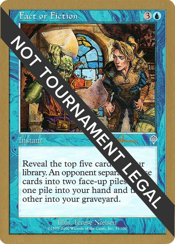 Image for Fact or Fiction - 2001 Antoine Ruel (INV) [World Championship Decks] - Magic: The Gathering