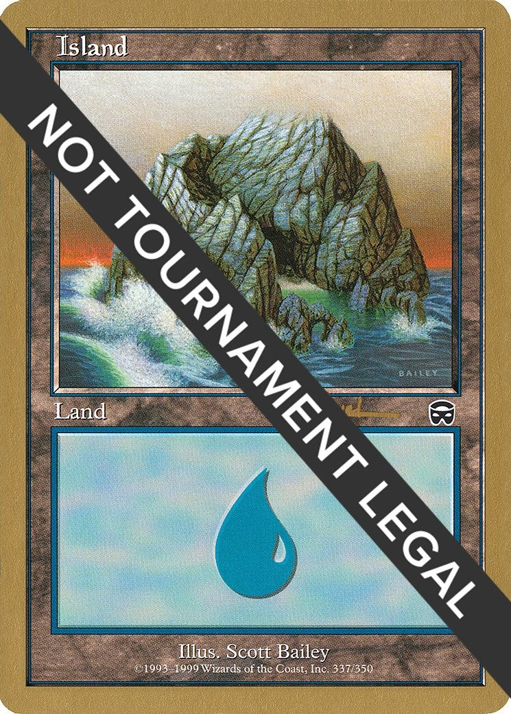 Image for Island (337) - 2001 Antoine Ruel (MMQ) [World Championship Decks] - Magic: The Gathering