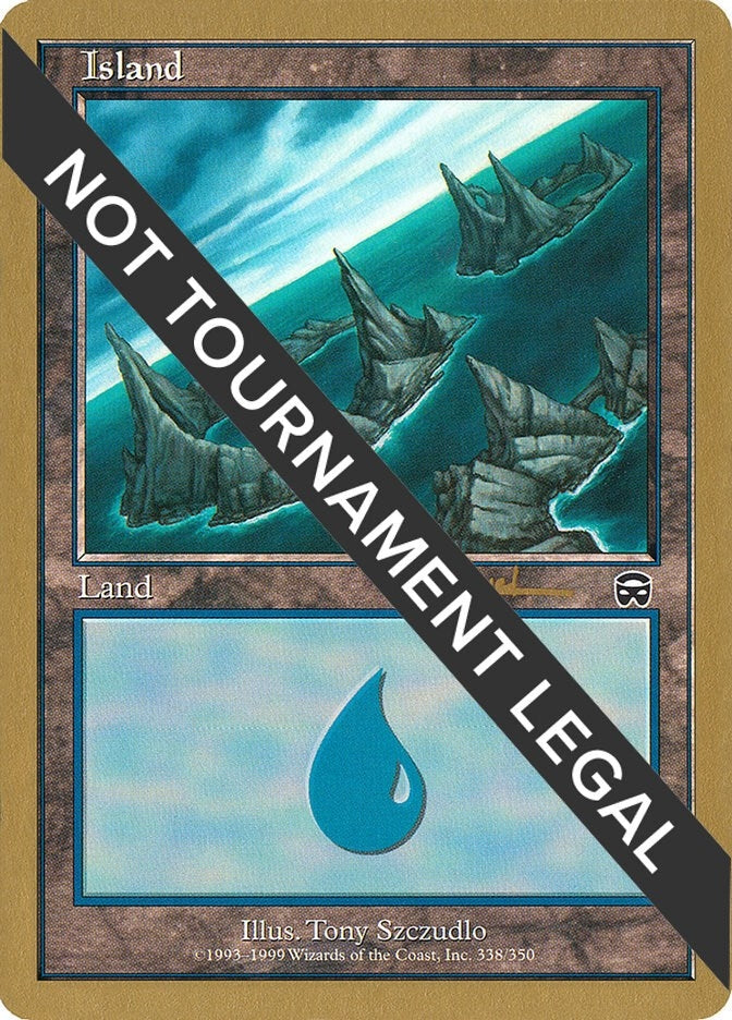 Image for Island (338) - 2001 Antoine Ruel (MMQ) [World Championship Decks] - Magic: The Gathering