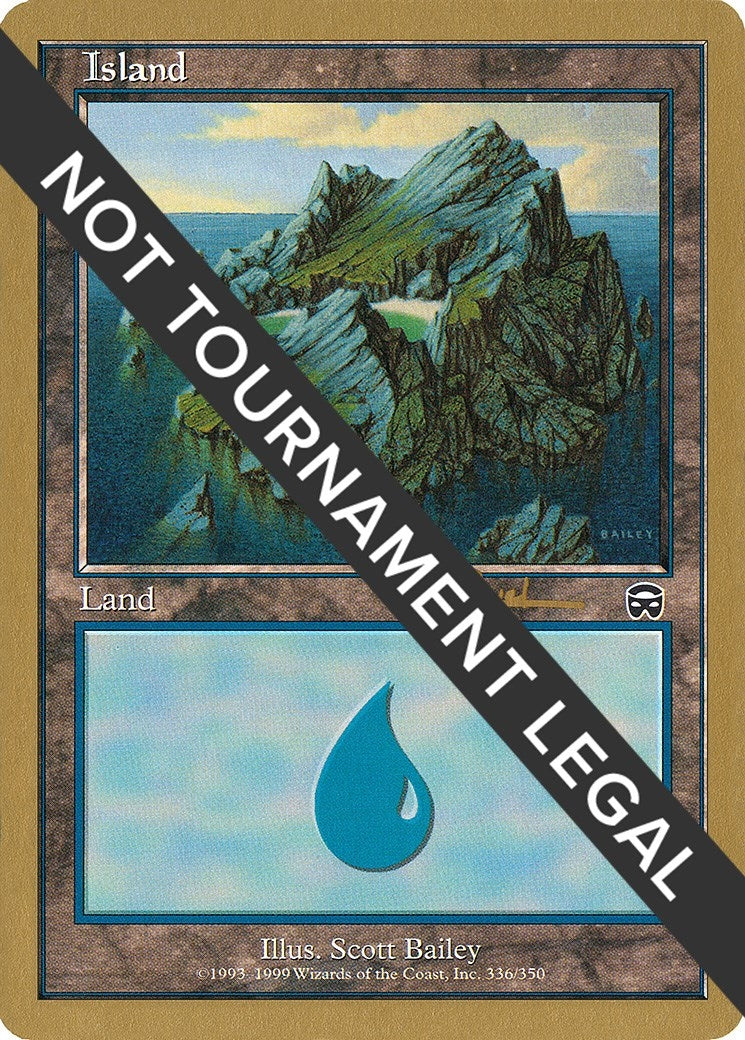 Image for Island (336) - 2001 Antoine Ruel (MMQ) [World Championship Decks] - Magic: The Gathering