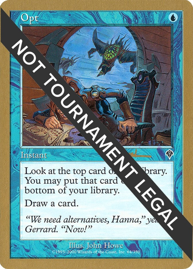 Image for Opt - 2001 Antoine Ruel (INV) [World Championship Decks] - Magic: The Gathering