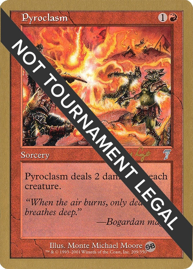 Image for Pyroclasm - 2001 Antoine Ruel (7ED) (SB) [World Championship Decks] - Magic: The Gathering