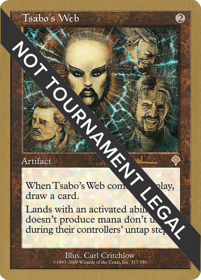 Image for Tsabo's Web - 2001 Antoine Ruel (INV) [World Championship Decks] - Magic: The Gathering