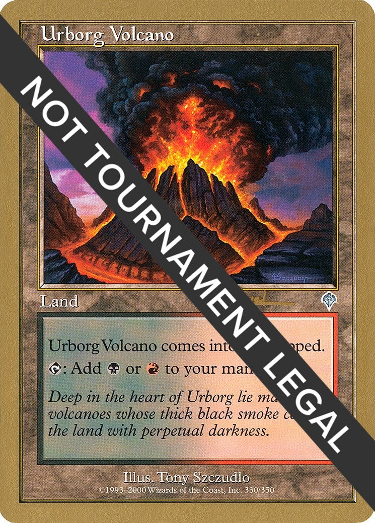 Image for Urborg Volcano - 2001 Antoine Ruel (INV) [World Championship Decks] - Magic: The Gathering