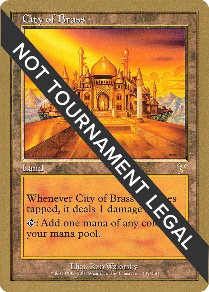 Image for City of Brass - 2001 Jan Tomcani (7ED) [World Championship Decks] - Magic: The Gathering