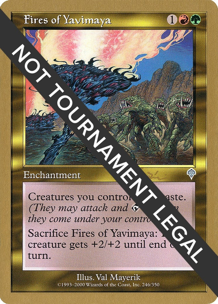 Image for Fires of Yavimaya - 2001 Jan Tomcani (INV) [World Championship Decks] - Magic: The Gathering