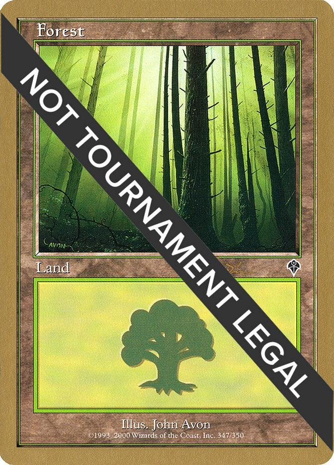Image for Forest (347) - 2001 Jan Tomcani (INV) [World Championship Decks] - Magic: The Gathering