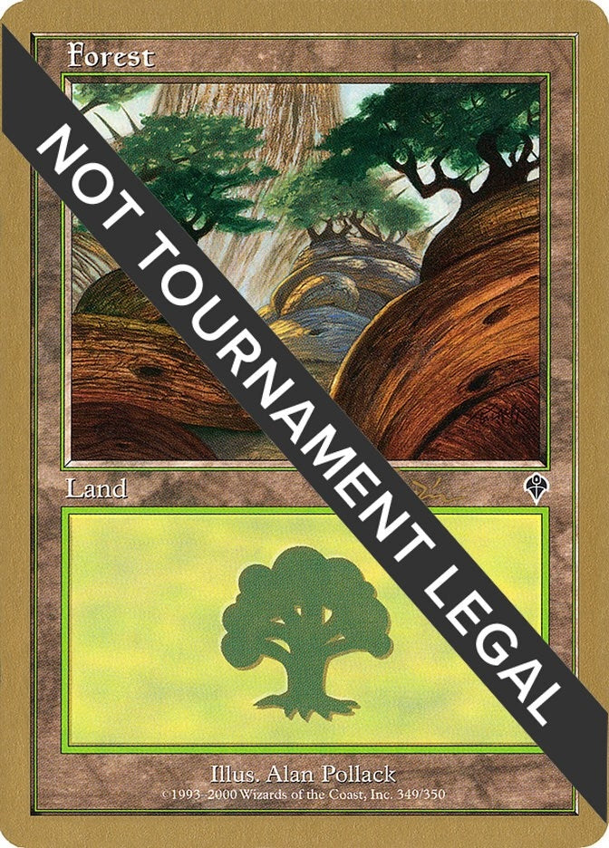 Image for Forest (349) - 2001 Jan Tomcani (INV) [World Championship Decks] - Magic: The Gathering