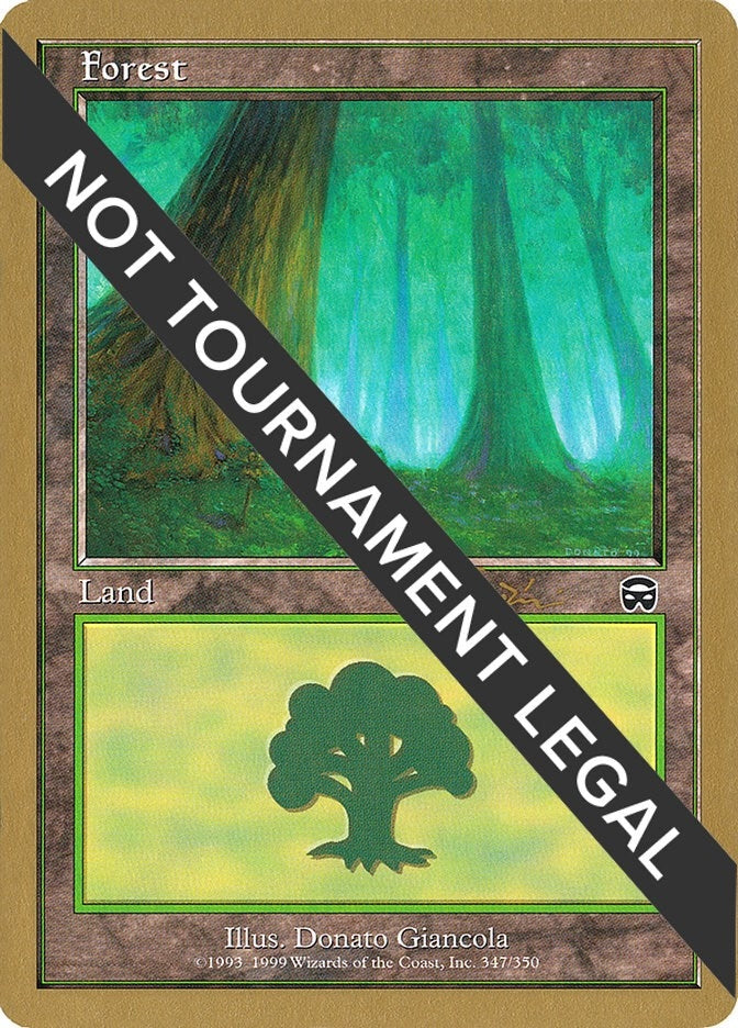 Image for Forest (347) - 2001 Jan Tomcani (MMQ) [World Championship Decks] - Magic: The Gathering