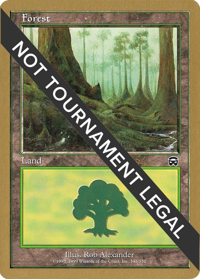 Image for Forest (348) - 2001 Jan Tomcani (MMQ) [World Championship Decks] - Magic: The Gathering