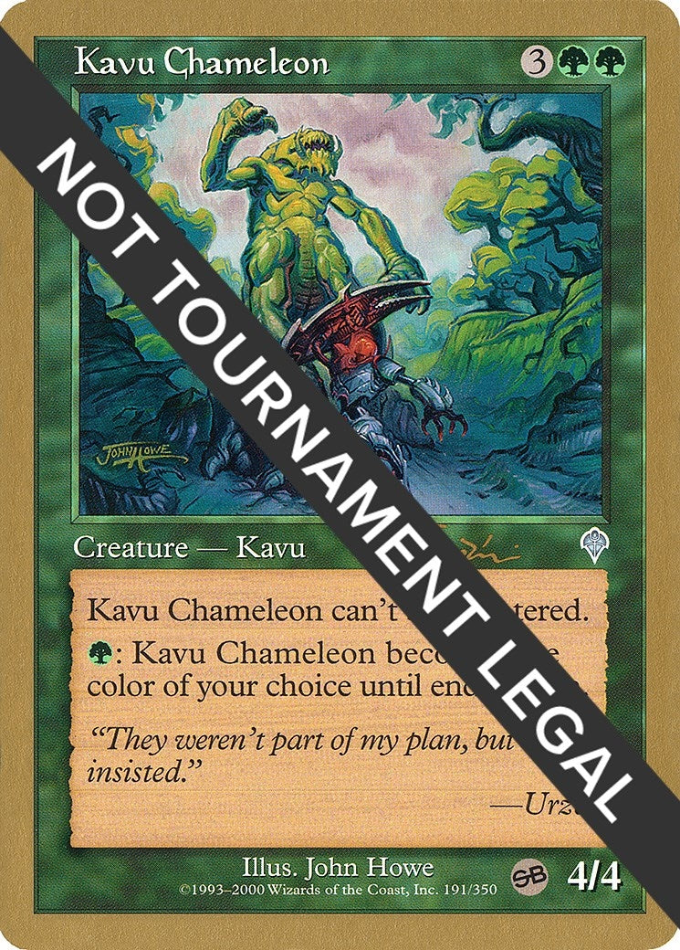 Image for Kavu Chameleon - 2001 Jan Tomcani (INV) (SB) [World Championship Decks] - Magic: The Gathering