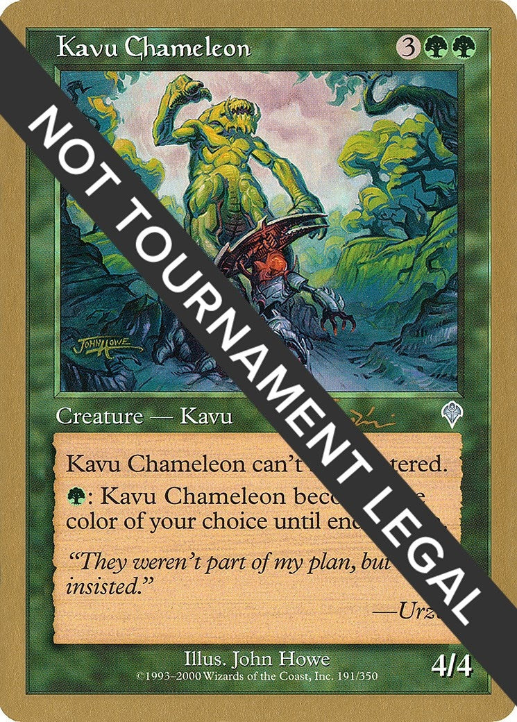 Image for Kavu Chameleon - 2001 Jan Tomcani (INV) [World Championship Decks] - Magic: The Gathering