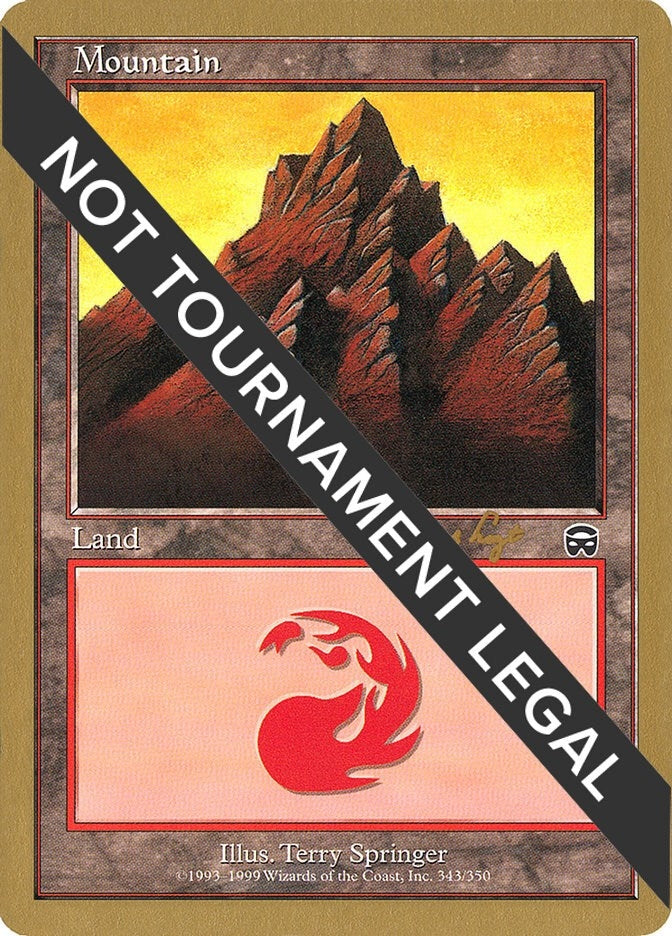 Image for Mountain (343) - 2001 Jan Tomcani (MMQ) [World Championship Decks] - Magic: The Gathering