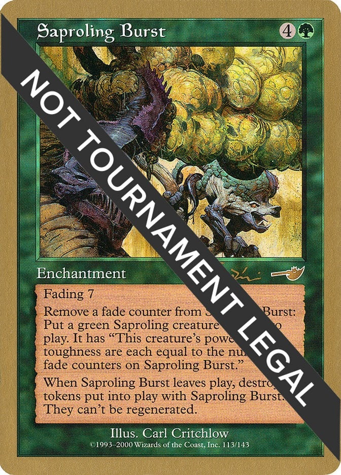 Image for Saproling Burst - 2001 Jan Tomcani (NMS) [World Championship Decks] - Magic: The Gathering