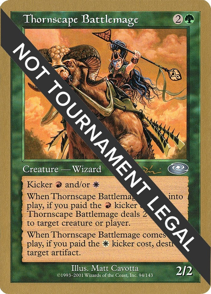 Image for Thornscape Battlemage - 2001 Jan Tomcani (PLS) [World Championship Decks] - Magic: The Gathering