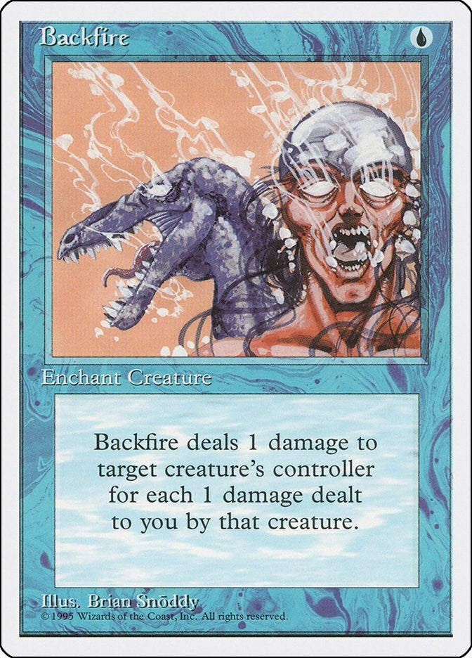 Image for Backfire [Fourth Edition] - Magic: The Gathering