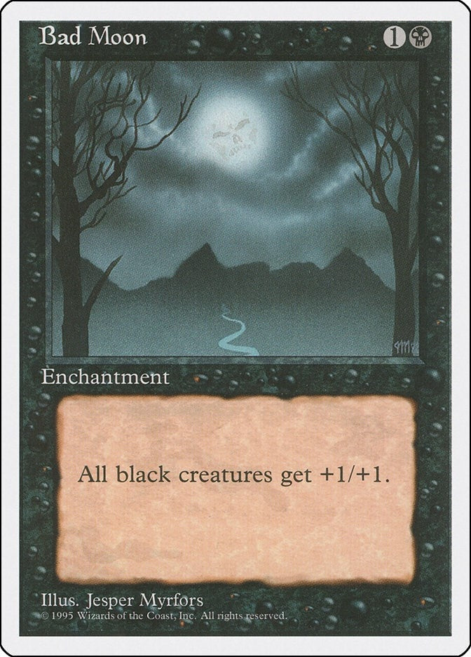Image for Bad Moon [Fourth Edition] - Magic: The Gathering