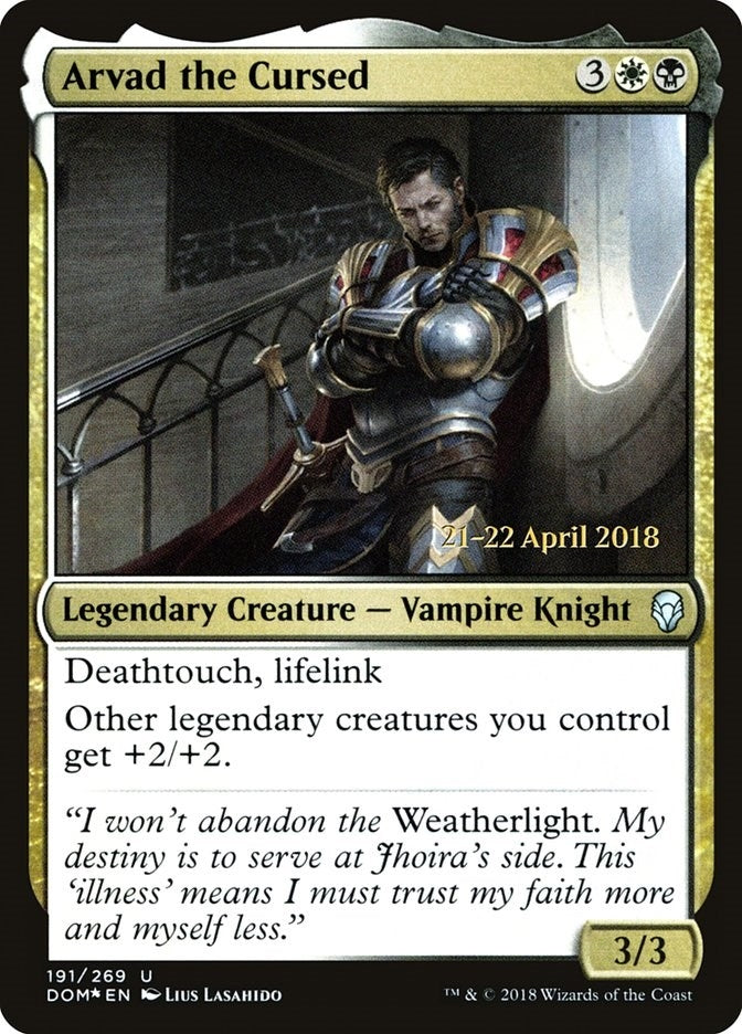 Image for Arvad the Cursed (191) [Prerelease Cards] - Magic: The Gathering