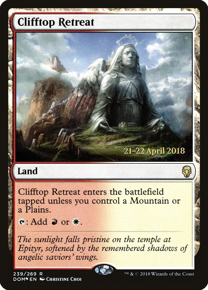 Image for Clifftop Retreat (239) [Prerelease Cards] - Magic: The Gathering