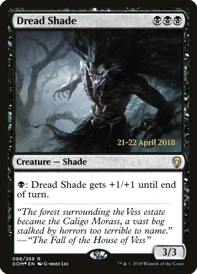 Image for Dread Shade (88) [Prerelease Cards] - Magic: The Gathering