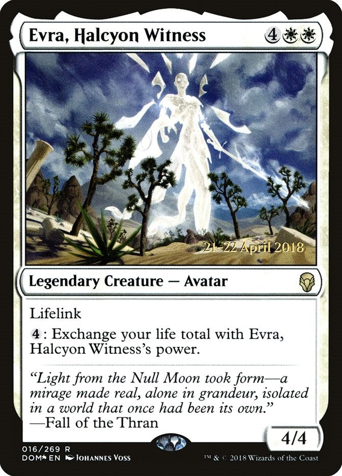 Image for Evra, Halcyon Witness (16) [Prerelease Cards] - Magic: The Gathering