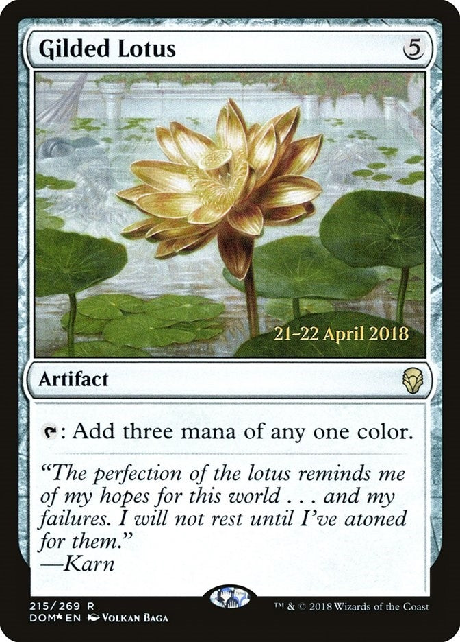 Image for Gilded Lotus (215) [Prerelease Cards] - Magic: The Gathering