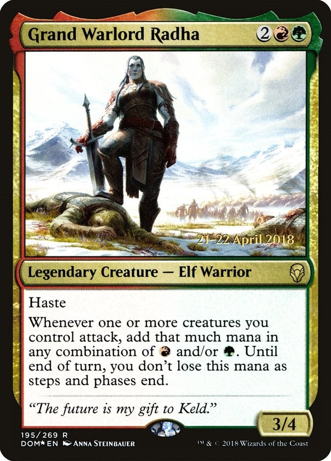 Image for Grand Warlord Radha (195) [Prerelease Cards] - Magic: The Gathering