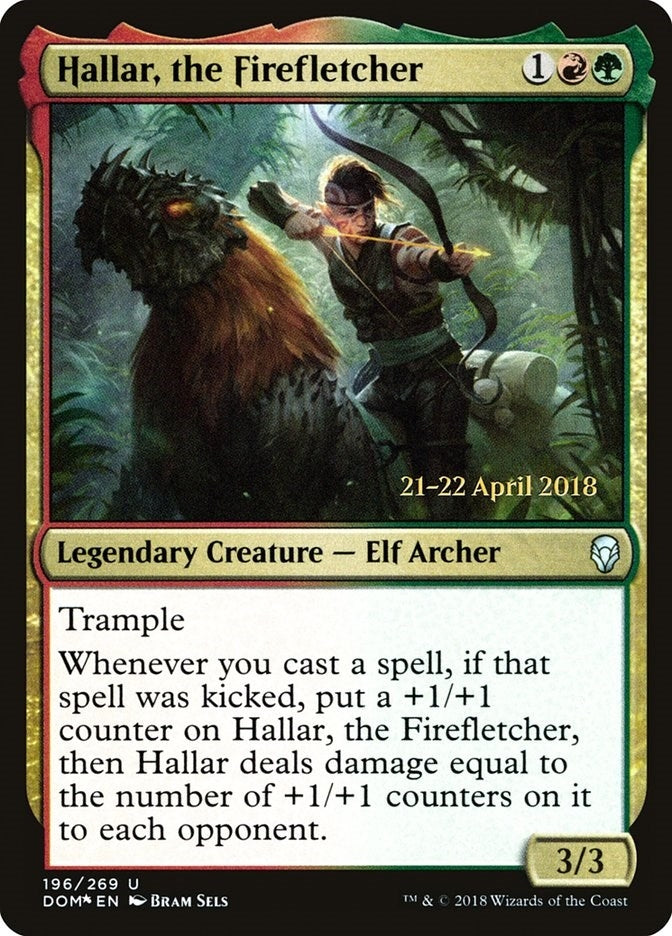 Image for Hallar, the Firefletcher (196) [Prerelease Cards] - Magic: The Gathering
