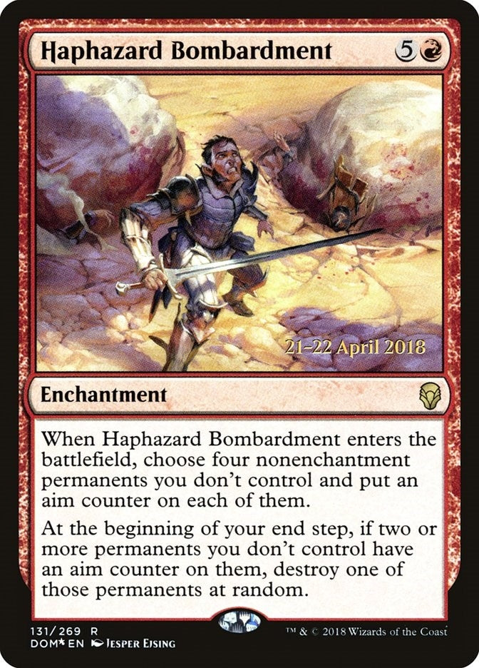Image for Haphazard Bombardment (131) [Prerelease Cards] - Magic: The Gathering