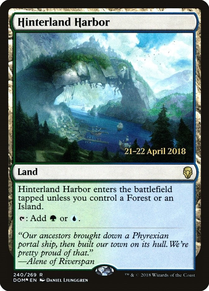 Image for Hinterland Harbor (240) [Prerelease Cards] - Magic: The Gathering