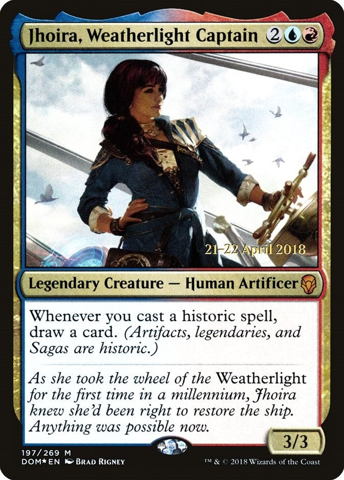 Image for Jhoira, Weatherlight Captain (197) [Prerelease Cards] - Magic: The Gathering