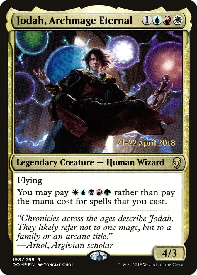 Image for Jodah, Archmage Eternal (198) [Prerelease Cards] - Magic: The Gathering
