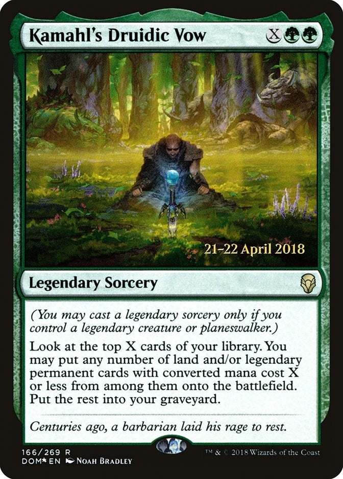 Image for Kamahl's Druidic Vow (166) [Prerelease Cards] - Magic: The Gathering