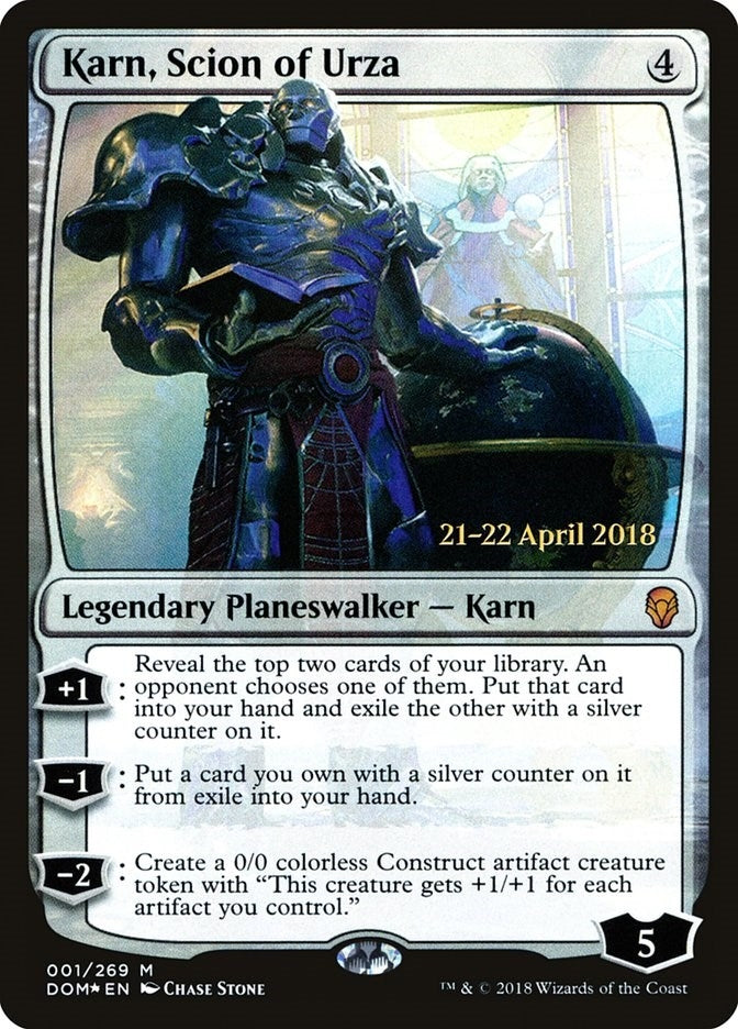 Image for Karn, Scion of Urza (1) [Prerelease Cards] - Magic: The Gathering