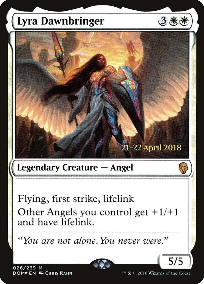 Image for Lyra Dawnbringer (26) [Prerelease Cards] - Magic: The Gathering