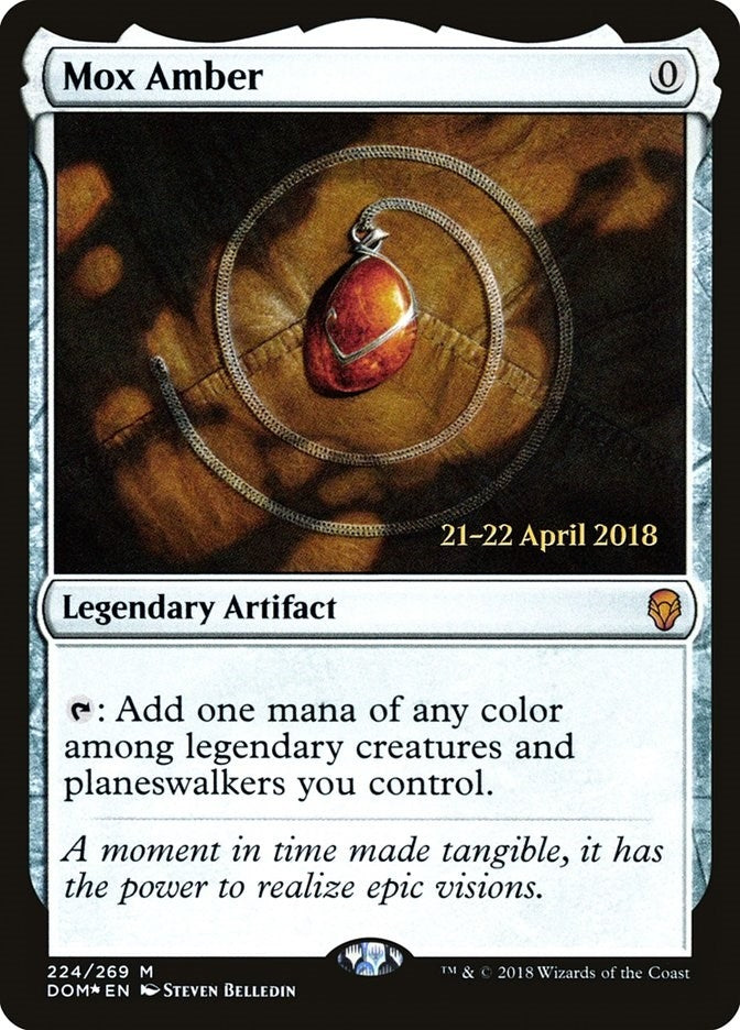 Image for Mox Amber (224) [Prerelease Cards] - Magic: The Gathering