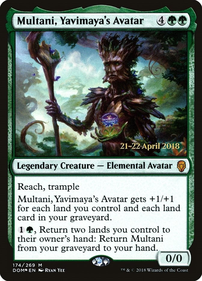 Image for Multani, Yavimaya's Avatar (174) [Prerelease Cards] - Magic: The Gathering